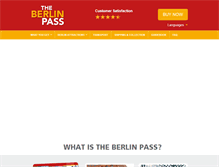 Tablet Screenshot of berlinpass.com